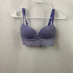 Victoria’s Secret Purple Spell Out XS Bralette